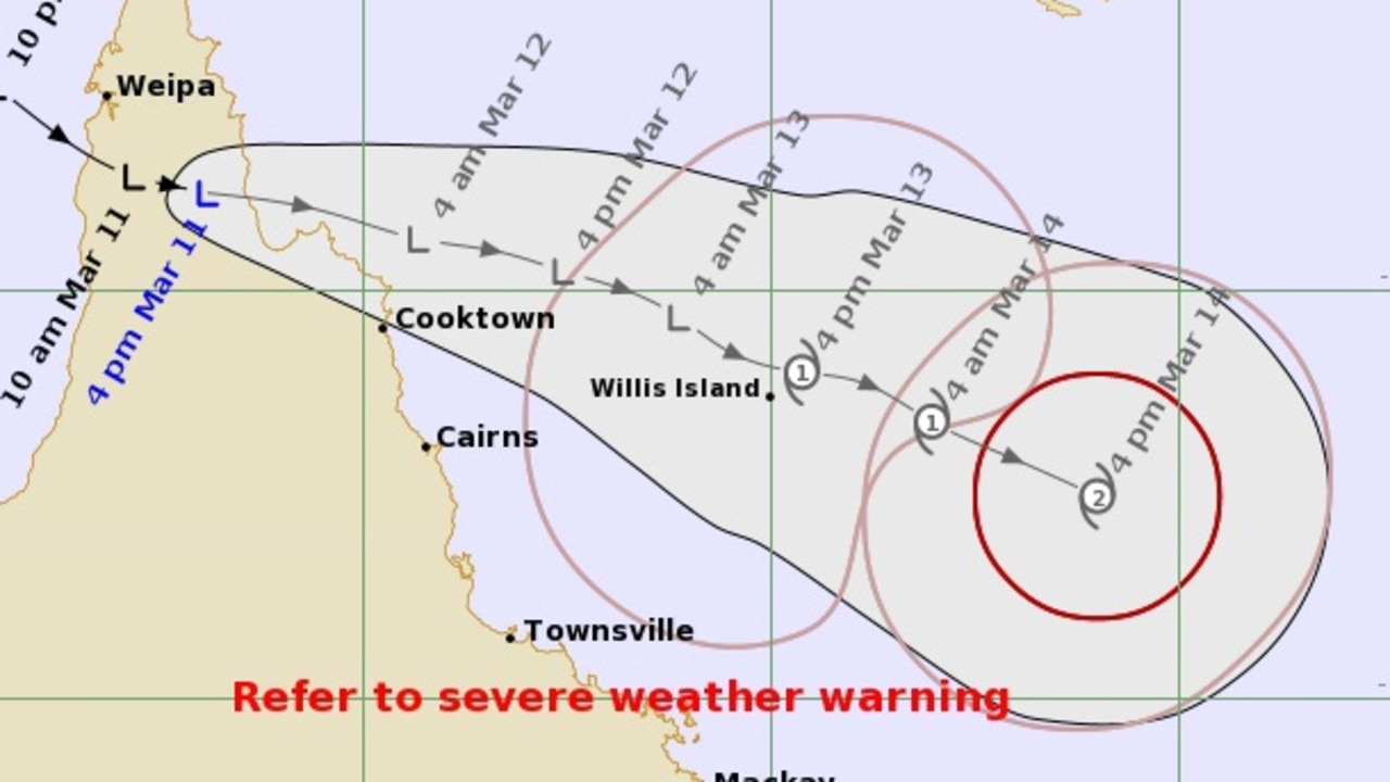 Rain radar Townsville; forecast for Friday night for rain, storms The