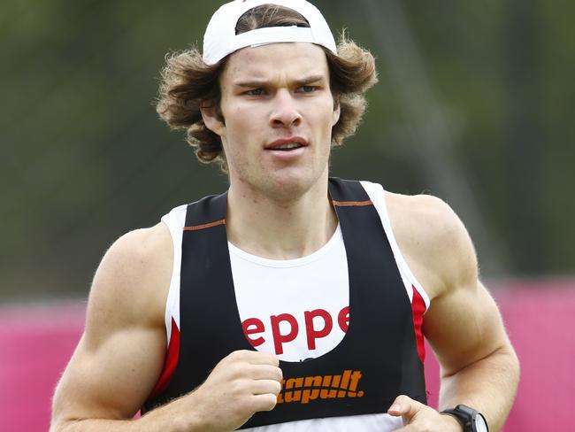 Nathan Freeman will take a significant step in his injury comeback this weekend. Picture: Michael Klein