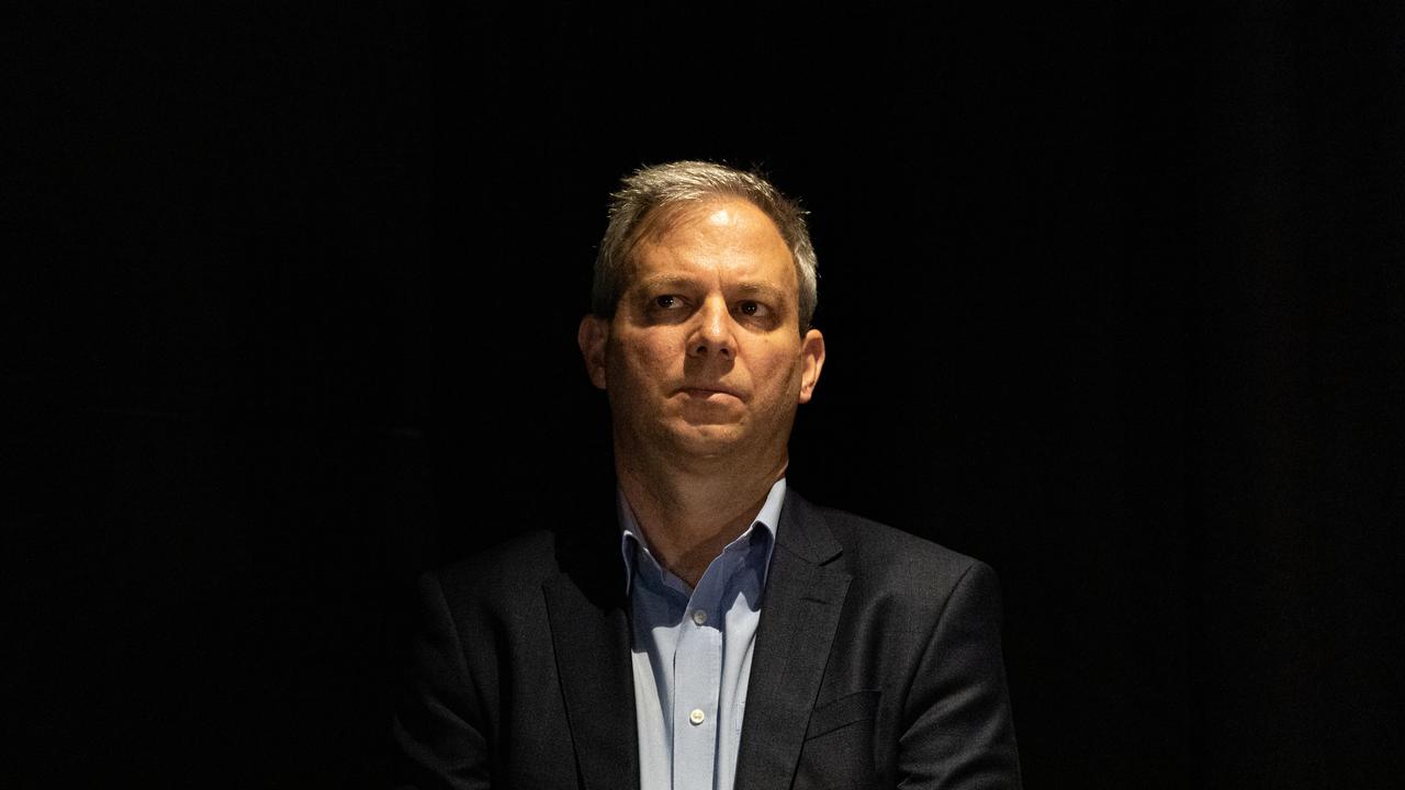 Victoria's Chief Health Officer Professor Brett Sutton during a press conference today (July 5) where 74 new COVID-19 cases were announced. Picture: Asanka Ratnayake/Getty Images