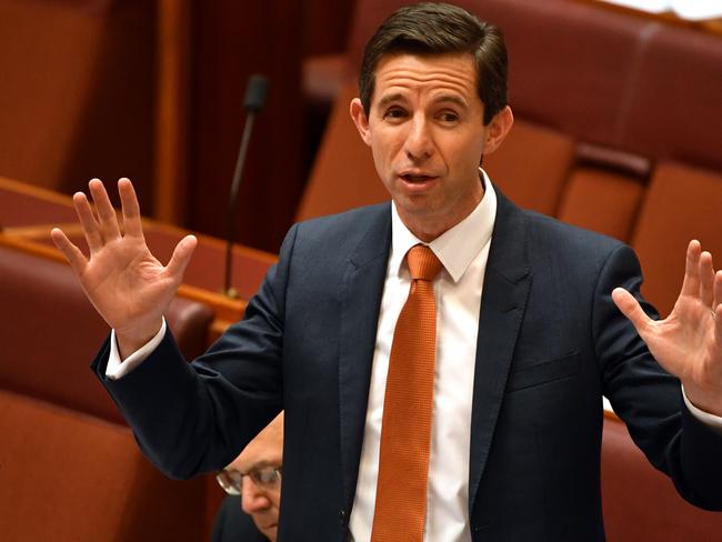 Education Minister Simon Birmingham will be actively campaigning for Australians to vote ‘Yes’. Picture: AAP