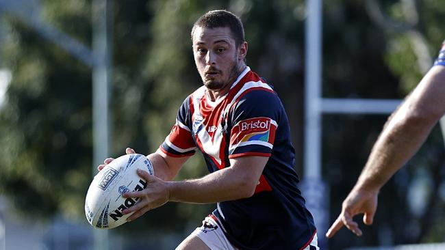 Cameron Davies in action for Erina. Erina Eagles v Toukley Hawks first grade during round eight of the 2024 Central Coast Rugby League competition at Erina Oval, June 9, 2024. Picture: Michael Gorton