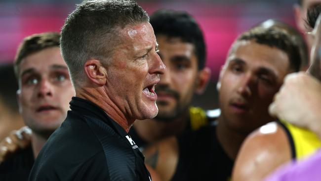 Richmond coach Damien Hardwick has addressed his marriage breakdown for the first time. Picture: AFL Photos/Getty Images