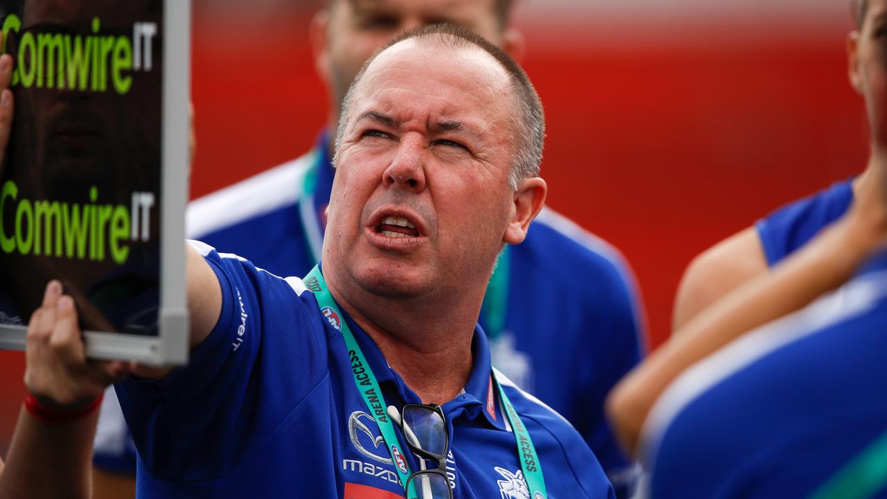 Roos coach Scott Gowans says the AFLW must crown a premier in 2020. Picture: AFL Photos/Getty Images