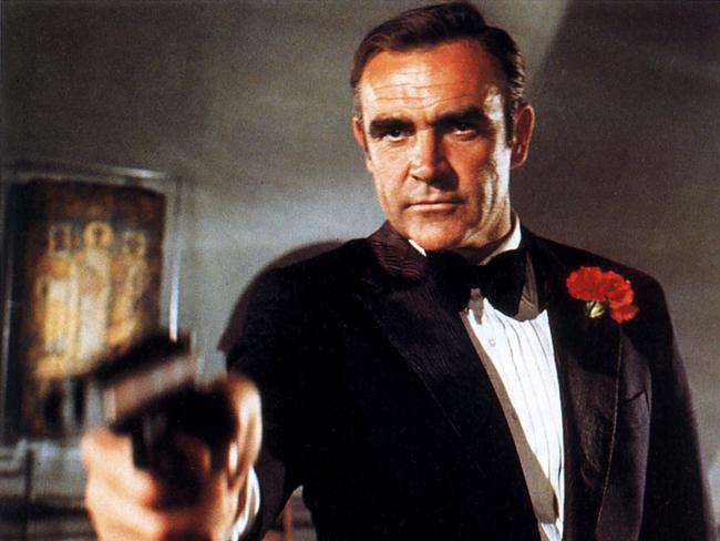 Actor Sean Connery in James Bond film |Diamonds Are Forever|. /Films/Titles/Diamonds/Are/Forever