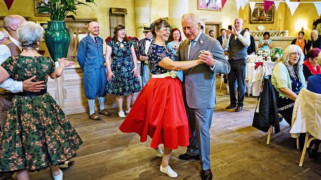 Prince Charles at a Jubilee tea dance hosted by The Prince’s Foundation to mark the Platinum Jubilee. Picture: Ben Birchall