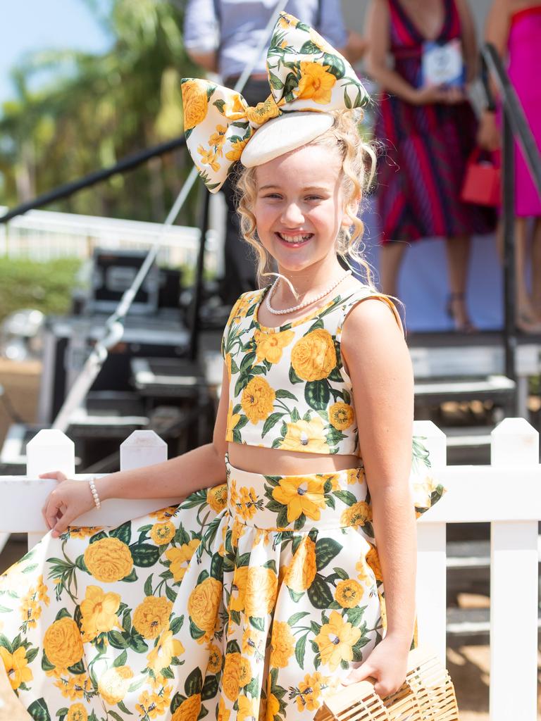 Fashions on the Field competitor Eloise Watson. Picture: Che Chorley