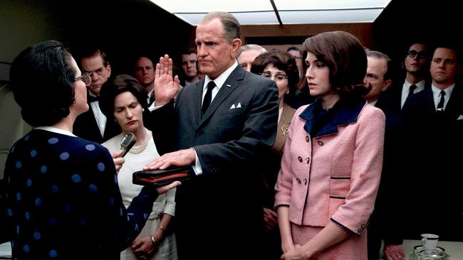 Woody Harrelson in LBJ.