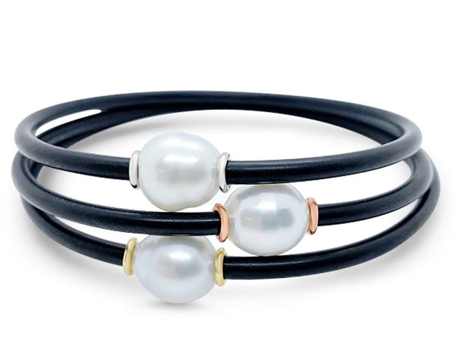 Pearls of Australia neoprene bracelets, $365, pearlsofaustralia.com.au