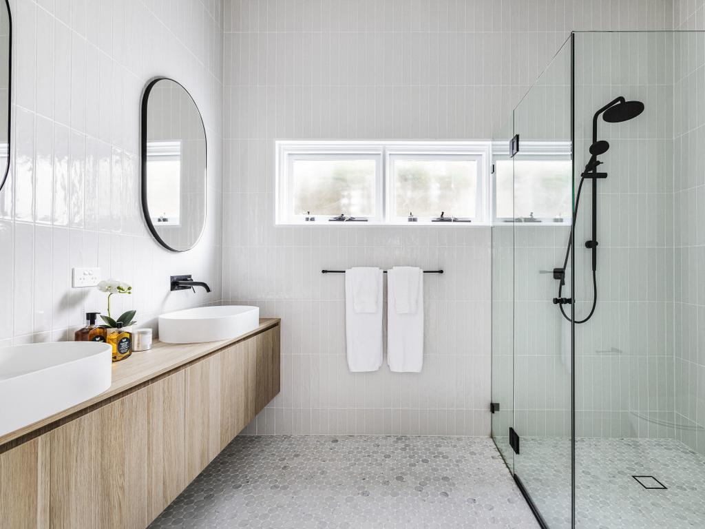 The result was a bigger and more modern bathroom space. Picture: Supplied.