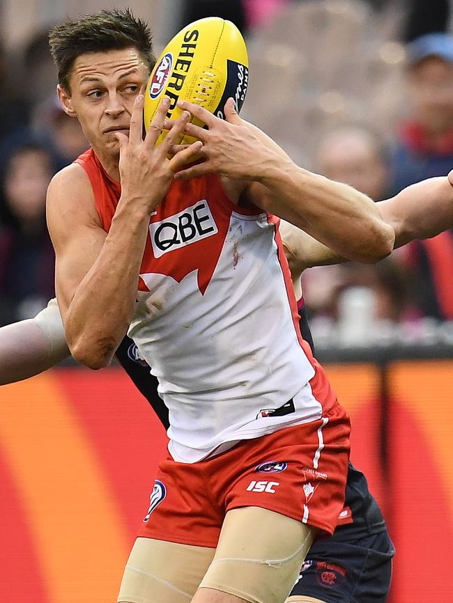 Callum Sinclair in action for Sydney.