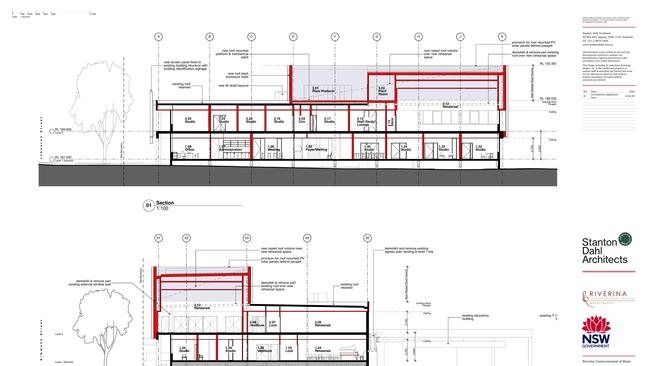 Architectural designs of the proposed site on Simmons Street, Wagga. Picture: Supplied