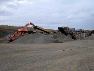 A development application has been lodged with Lismore City Council to expand the life of Santin Quarry on Riverbank Rd, Lismore. Picture: Contributed