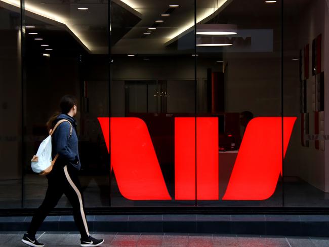 General images around Brisbane - Westpac bank signage in the Brisbane CBD, Brisbane Wednesday 6th May 2020 Picture David Clark