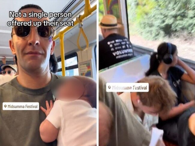 Melborune dad slams bus act. Picture: TikTok