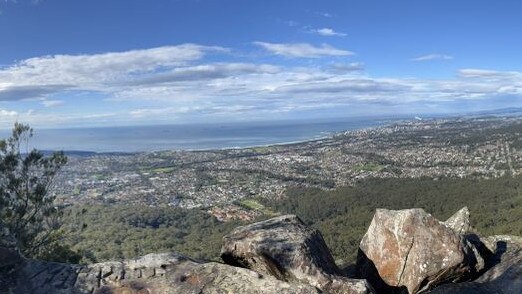 The views at the Brokers Nose lookout some of the best in the region. Picture: Alltrails