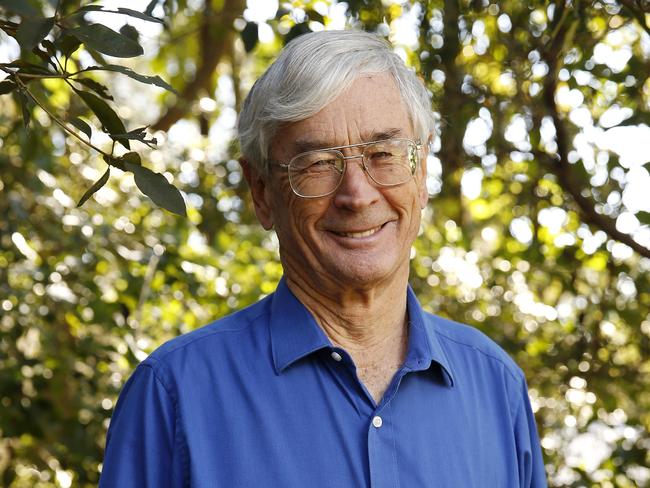 Dick Smith at his Terrey Hills home. Picture: David Swift.