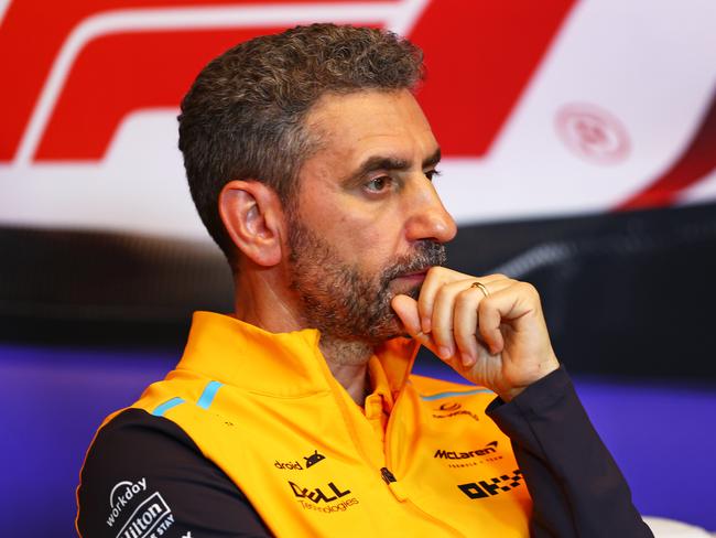 McLaren team principal Andrea Stella loves what he is seeing from Oscar Piastri. Picture: Bryn Lennon/Getty Images