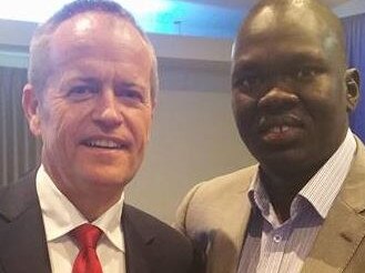 Facebook photo from Richard Deng's profile at a Labor Christmas Party in Melbourne. Deng with Bill Shorten.