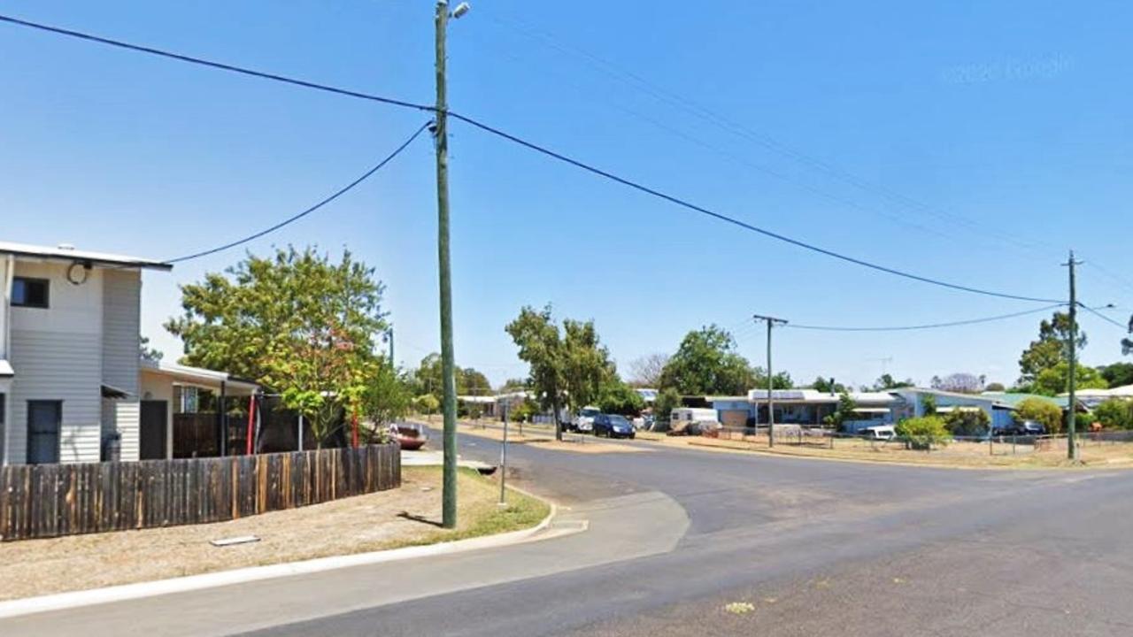 STREET BRAWL: A Mackie/Barber Street home was smashed up during violent street brawl in Chinchilla on the Western Downs. Pic: Google Maps
