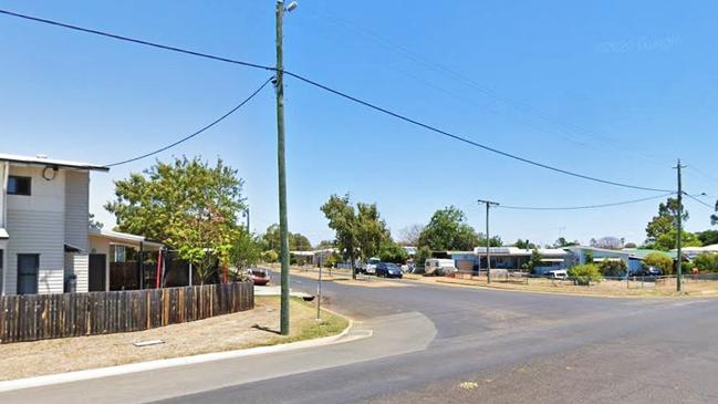 STREET BRAWL: A Mackie/Barber Street home was smashed up during violent street brawl in Chinchilla on the Western Downs. Pic: Google Maps