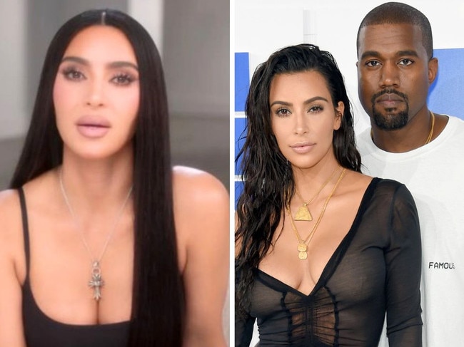 Kim Kardashian has opened up about her split from Kanye West.