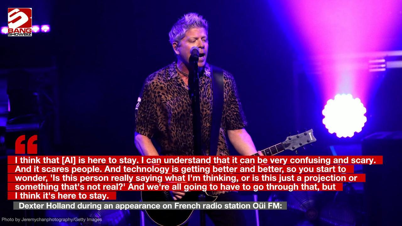 The Offspring say world has to get used to AI as 'it's here to stay'