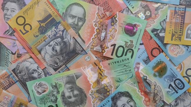 AUSTRALIA - NewsWire Photos - General view editorial generic stock photo of Australian cash money currency. Picture: NCA NewsWire / Nicholas Eagar