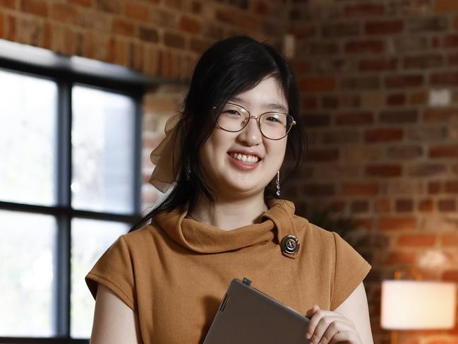 DAILY TELEGRAPH 6TH MAY 2024Pictured at WiseTech in Alexandria is TAFE student Fiona Chuang who is being paid to program code whilst studying through an "earn and learn" system used by WiseTech.Picture: Richard Dobson