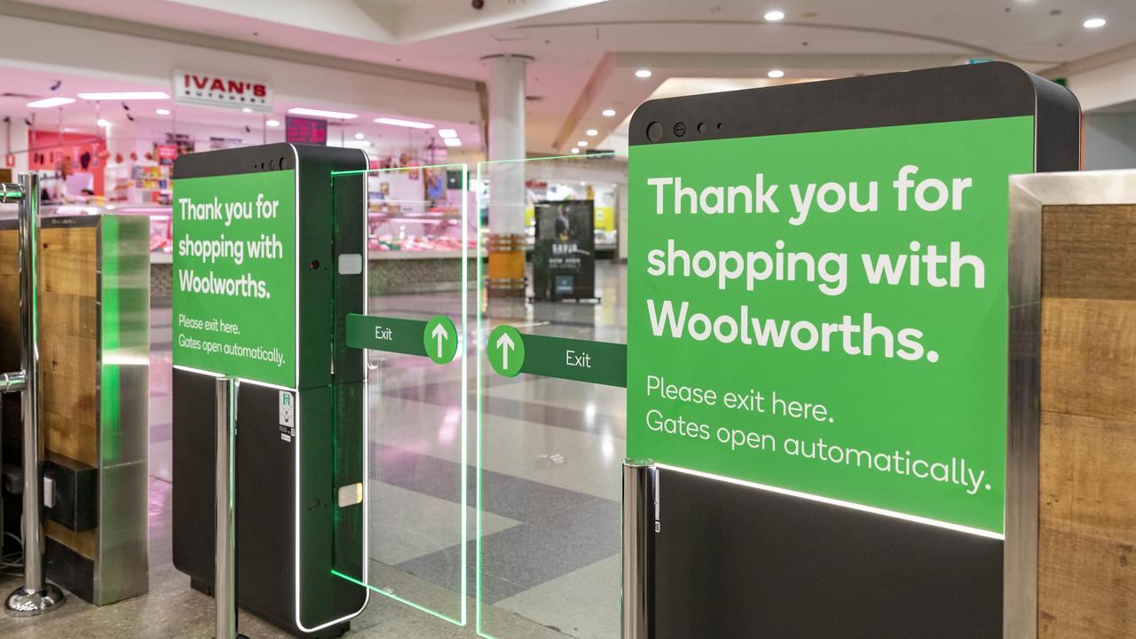 Woolworths has installed controversial new security technology to combat shoplifting. Picture: Supplied