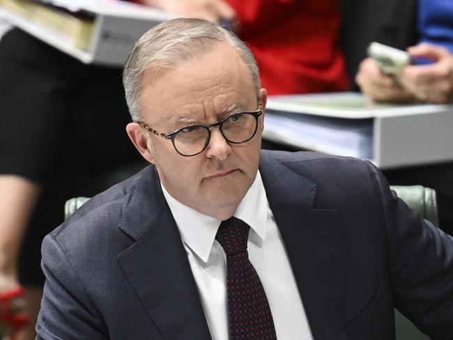 CANBERRA, Australia - NewsWire Photos - August 14, 2024:  Prime Minister Anthony Albanese during Question Time at Parliament House in Canberra. Picture: NewsWire / Martin Ollman