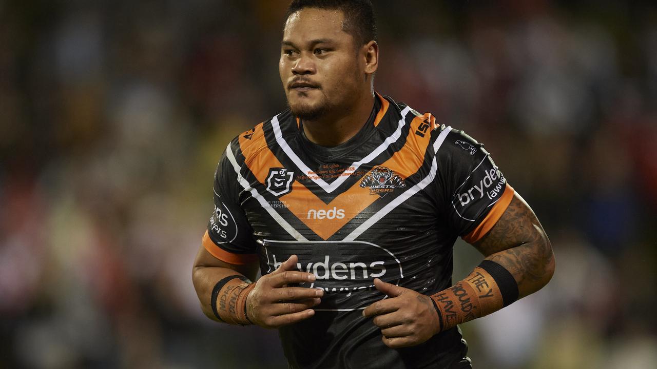 Joey Leilua didn’t travel to Queensland with Wests Tigers.