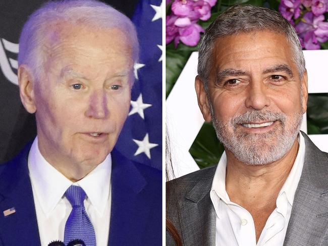 Joe Biden and George Clooney