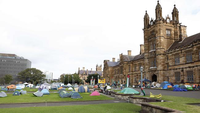 Extremist group Hizb ut-Tahrir had allegedly infiltrated the campus campsite. Picture: Richard Dobson