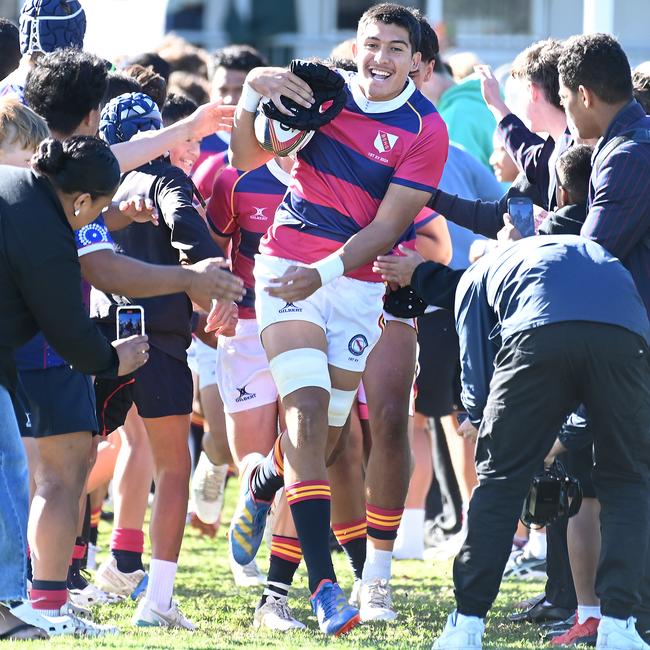 Eli Langi. GPS First XV rugby between BSHS and Toowoomba Grammar. Saturday July 13, 2024. Picture, John Gass