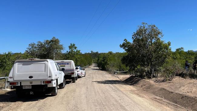 The crime scene at Bluewater where the mother’s body was found. Picture: Leighton Smith