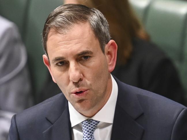 CANBERRA, Australia, NewsWire Photos. May 15, 2024: Federal Treasurer Jim Chalmers during Question Time at Parliament House in Canberra. Picture: NCA NewsWire / Martin Ollman