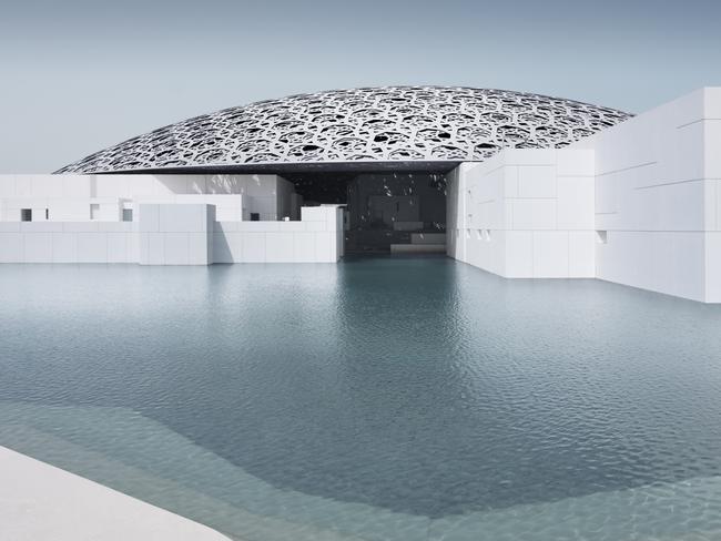 The Louvre Abu Dhabi on Saadiyat Island.