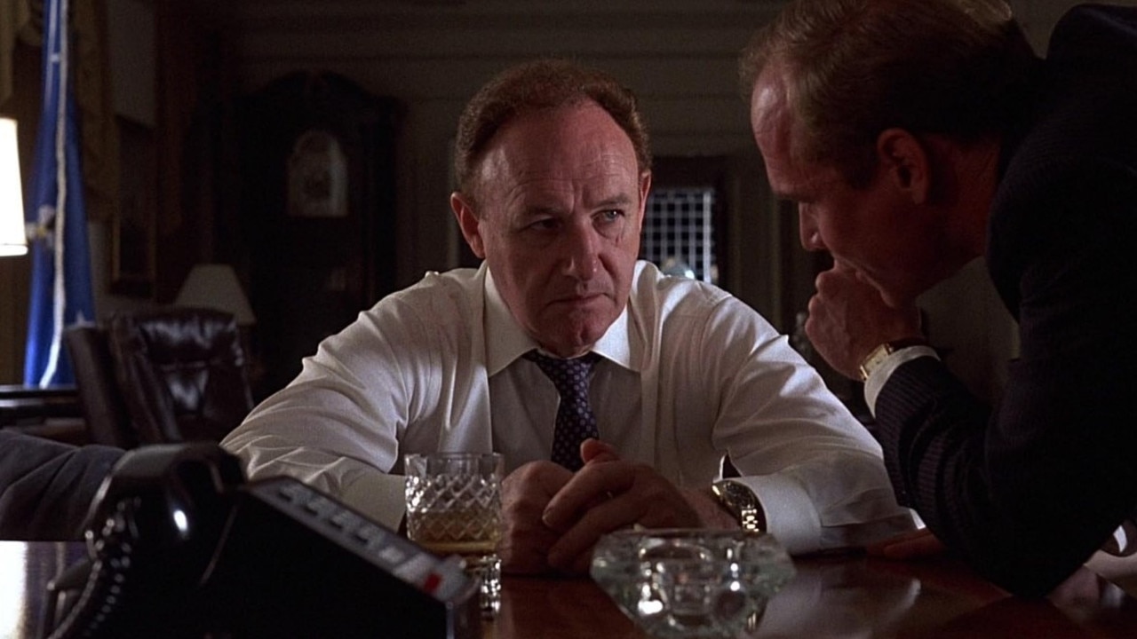 #18 - David Brice in No Way Out (1987) - Hackman plays the secretary of defence, who attempts to coverup the accidental murder of his mistress while Kevin Costner's Tom Farrell tries to expose the truth.