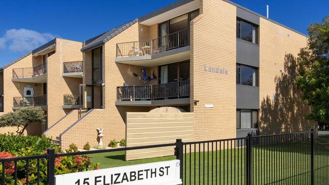 A unit in this complex at 15 Elizabeth Street, Coolum Beach, recently sold for $590,000 in May after previously selling for $365,000 in 2017.