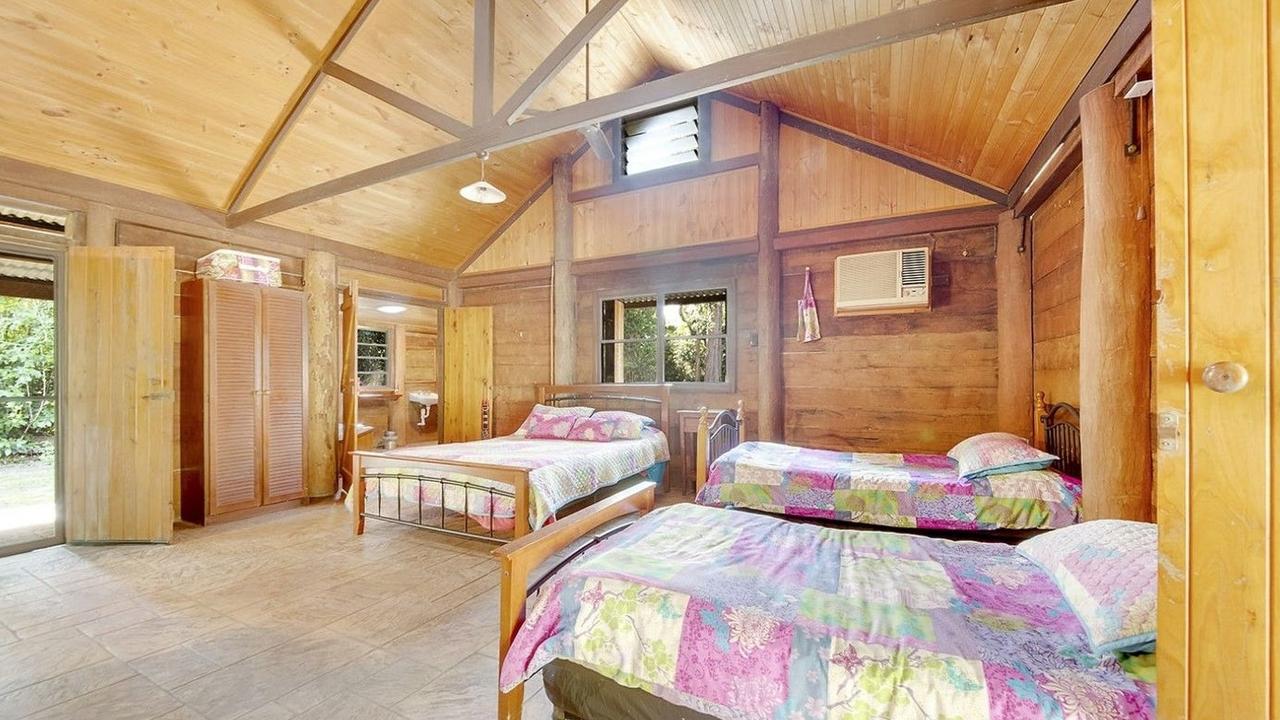 The cabins can accommodate up to six guest and include an open fireplace, airconditioning, spa baths and an open veranda. Each cabin is unique and secluded. Picture: Contributed