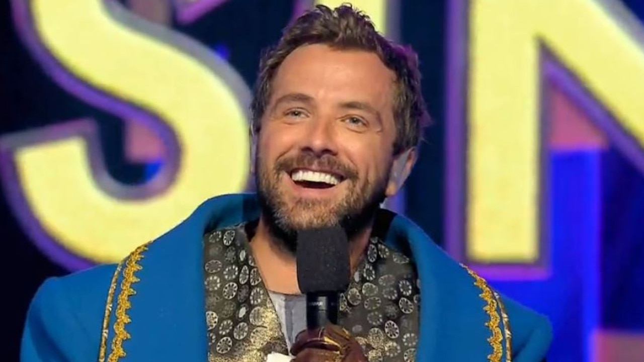 Australia was right! Darren McMullen was the man behind the mask. Picture: Channel 10.