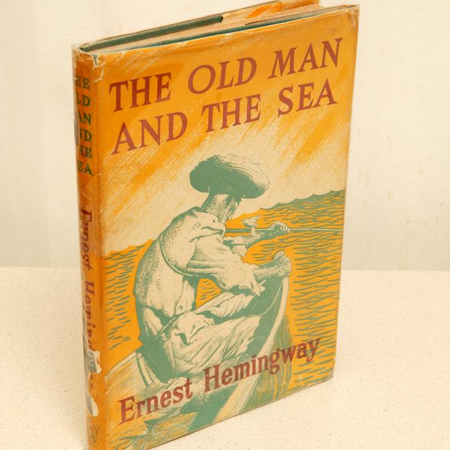 The Old Man and the Sea tells of an ageing angler’s struggle to land a marlin.