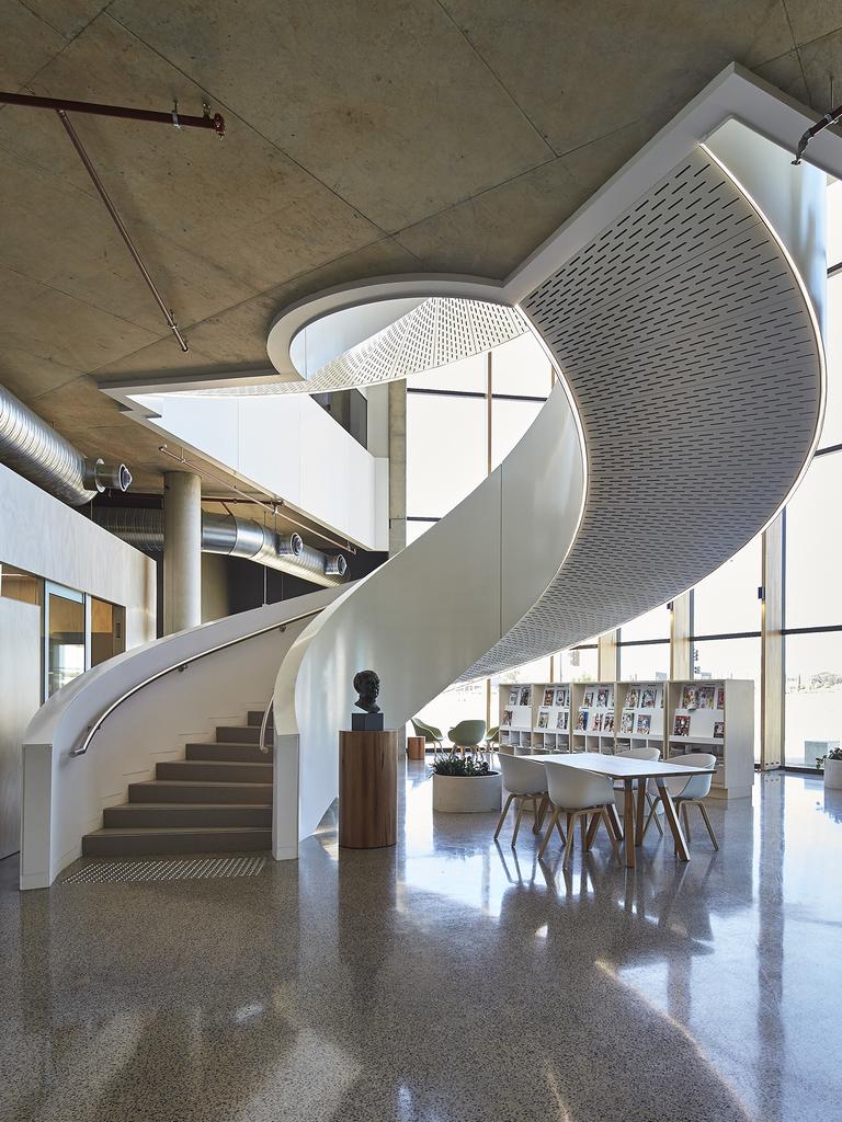 Stretton Centre (interior), by Hassell: 2016 SA Architecture Awards winner for public architecture. Picture: Peter Bennetts