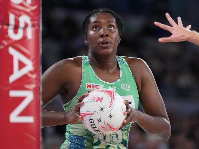 Curbing Fever star Jhaniele Fowler-Nembhard’s influence will be a decisive factor for the Swifts. Picture: Daniel Pockett/Getty Images