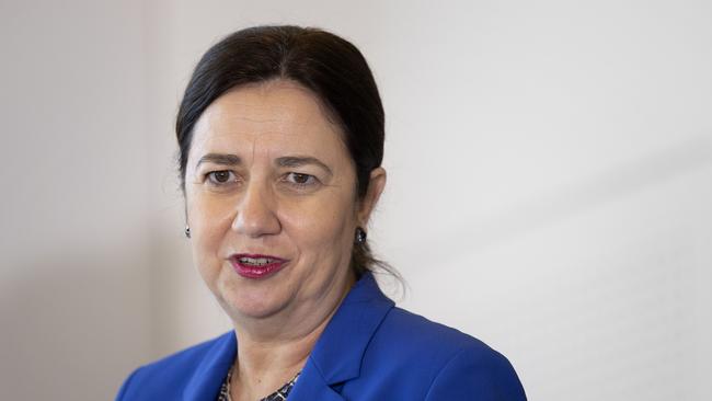 Queensland Premier Annastacia Palaszczuk made the announcement on Sunday morning. Picture: NCA NewsWire / Sarah Marshall