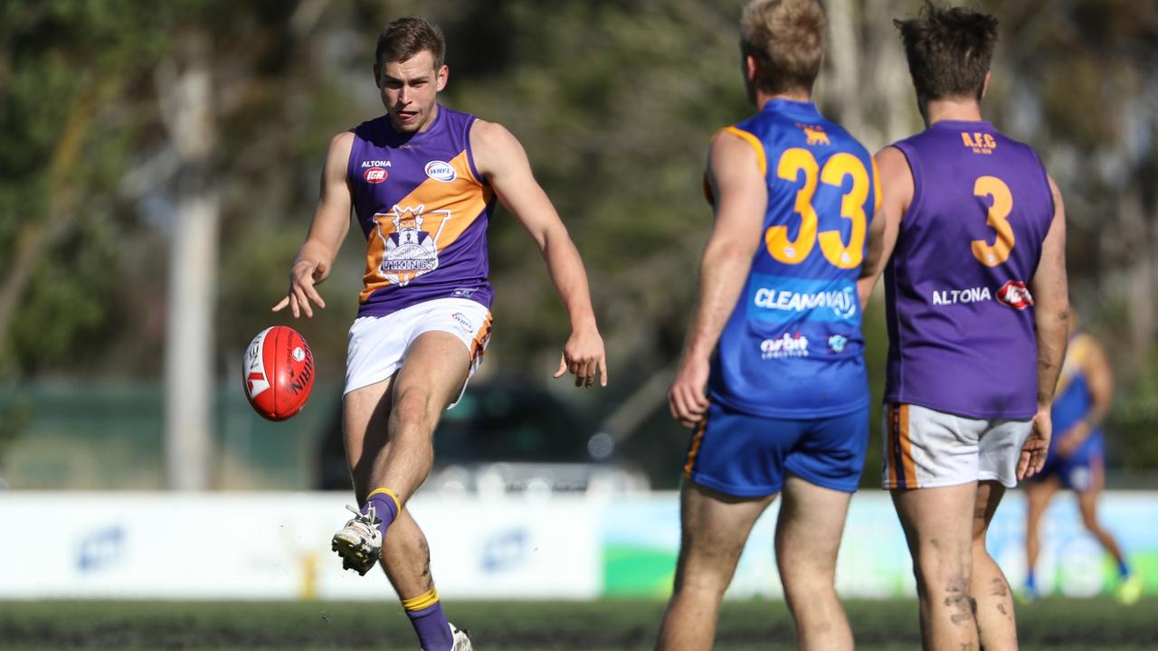 Kevin Johnson starred in Altona’s win over Sunshine. Picture: Local Legends Photography