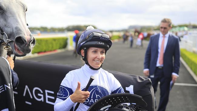 Rachel King won the 2020 Villiers aboard Greysful Glamour.