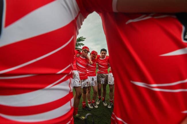 TAS First XV rugby union between Ormiston College and St Paul's College. Photography by Stephen Archer