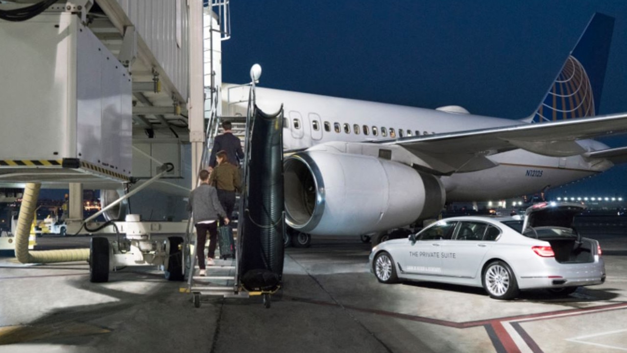 Once you arrive, a ‘Private Suite’ guest is taken off the aircraft and to a private car on the tarmac.