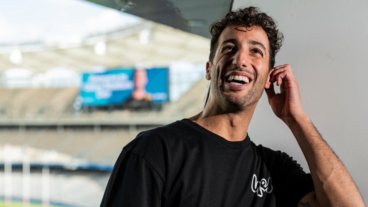 Formula 1 driver Daniel Ricciardo will stick with Optus in his role as Chief of Optimism. Picture: Tony McDonough